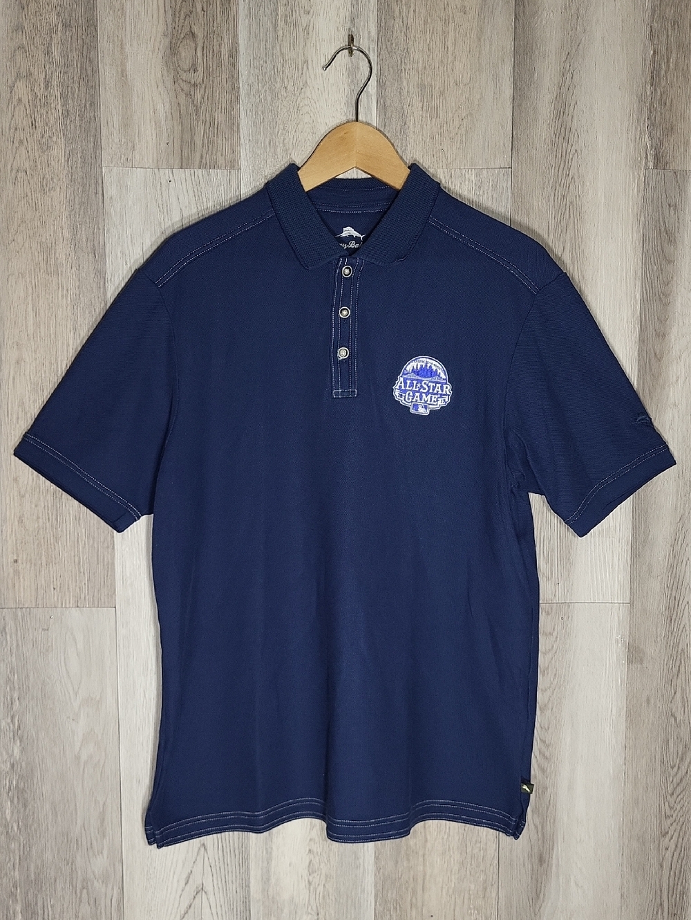 Tommy Bahama MLB All-Star Game 2013 Polo Shirt Mens M Supima Cotton Baseball